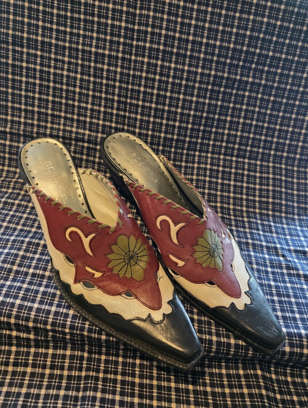 BCBGirls Western Mules Size 7